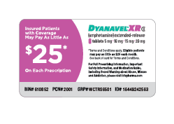 DYANAVEL XR Liquid Savings Card
