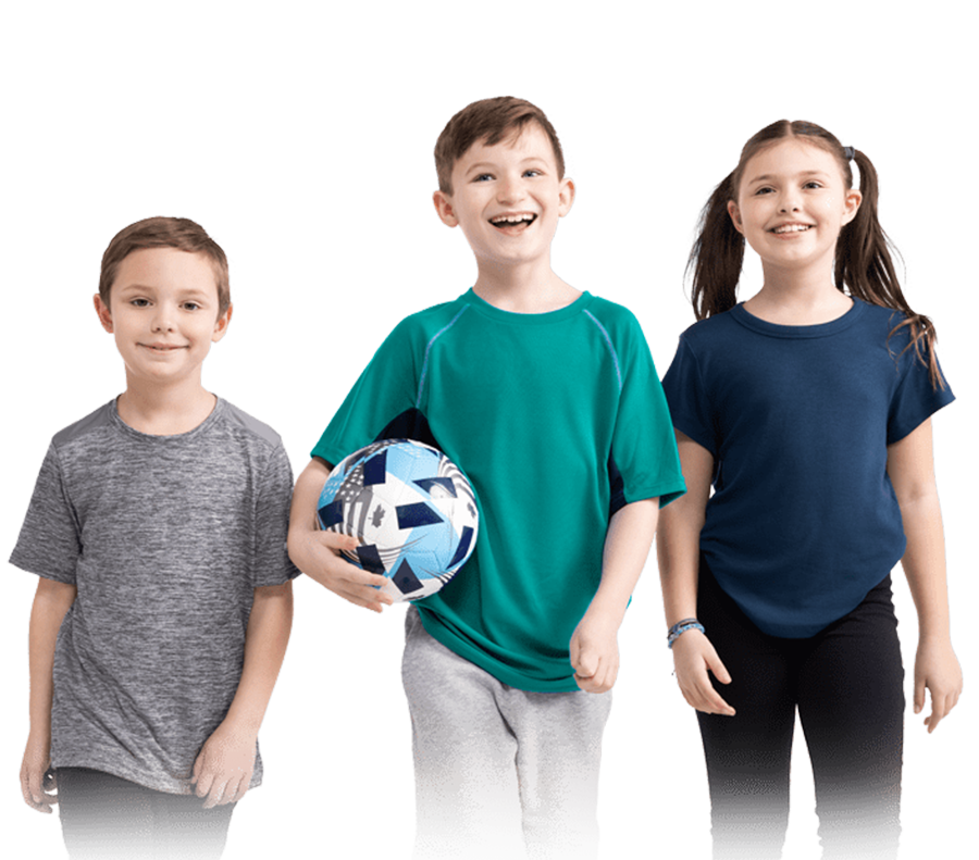 Tris Pharma ADHD  kid patients playing with a soccer-ball